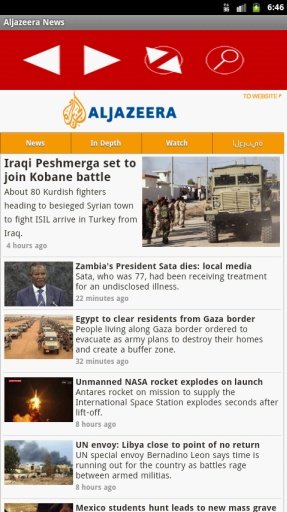 Aljazeera News截图1