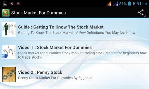 Stock Market For Dummies截图3