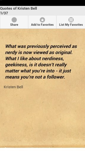 Quotes of Kristen Bell截图1