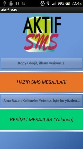 Aktif Sms - Hazir Mesajlar截图2