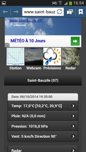 M&eacute;t&eacute;o Saint-Bauzile截图2