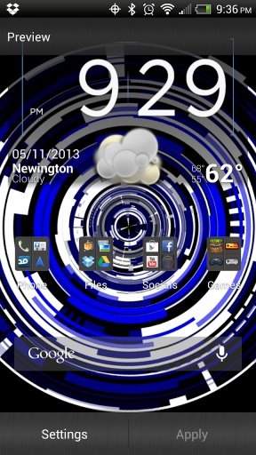 Tech Rings 2 Live Wallpaper Fr截图2