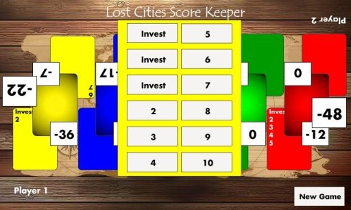 Lost Cities Score Keeper截图3