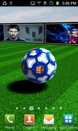 Lionel Messi 3D Free LWP截图1