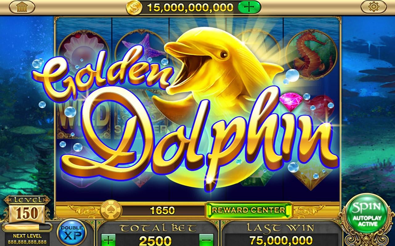 Gold Dolphin Casino Slots™截图11