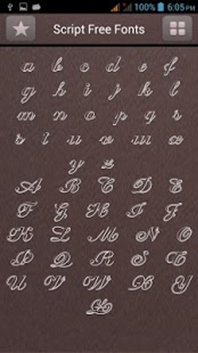 Script Font Style截图7