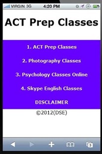 Act Prep Classes截图5