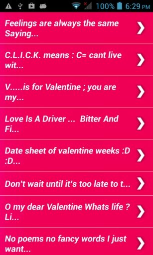 Valentines Day Messages截图3