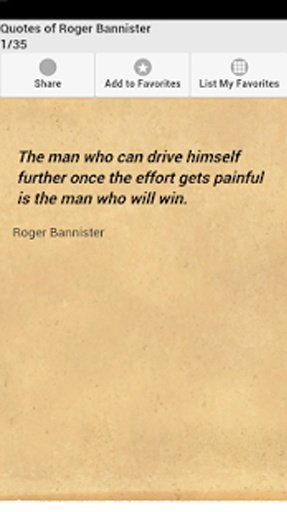 Quotes of Roger Bannister截图2