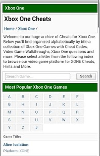 Xbox One Cheat Station截图1