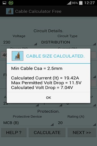 Cable Calculator Free截图5