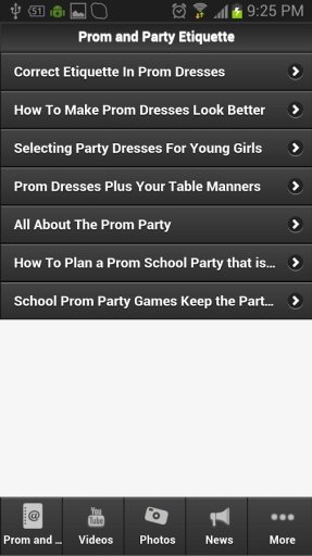 Prom and Party Etiquette截图1