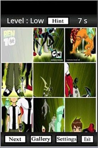 Ben 10 Walpaper Puzzle截图8