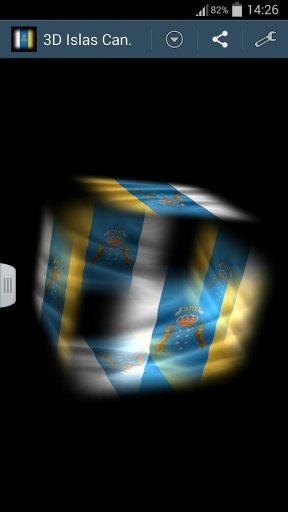 3D Canary Islands Cube Flag截图3