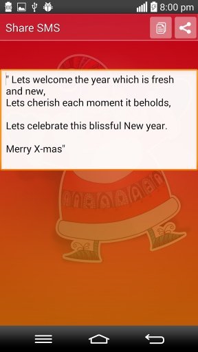 Christmas Greeting SMS截图1