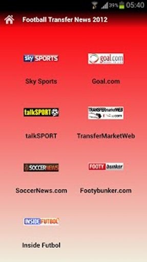 Football Transfer News 2012截图2