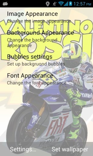 Valentino Rossi Live Wallpaper截图3