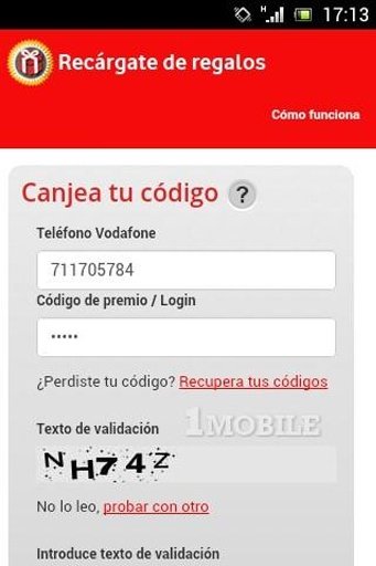 Vodafone Rec&aacute;rgate截图1