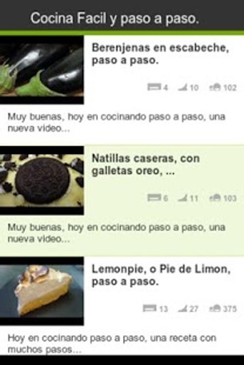 Cocina facil y paso a paso.截图6