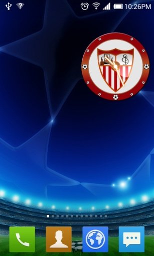 Sevilla FC Clock Widget截图2