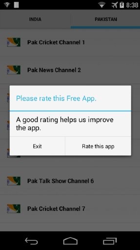 Pakistan India Live TV截图1