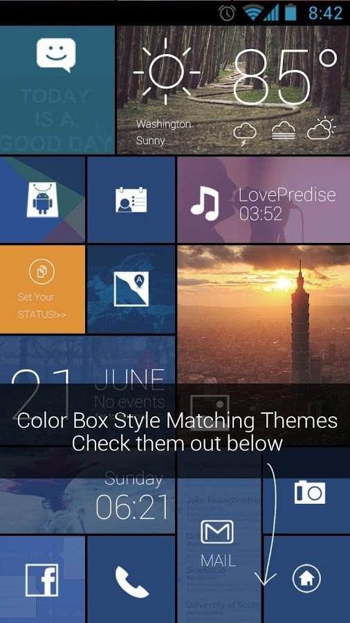 GO SMS PRO COLORBOX THEME EX截图11