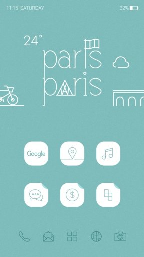 Paris Buzz Launcher Theme截图3