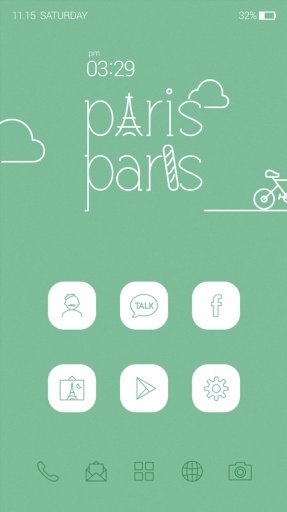 Paris Buzz Launcher Theme截图2