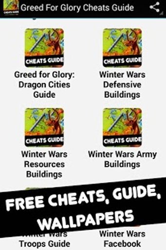 Greed For Glory Cheats Guide截图4