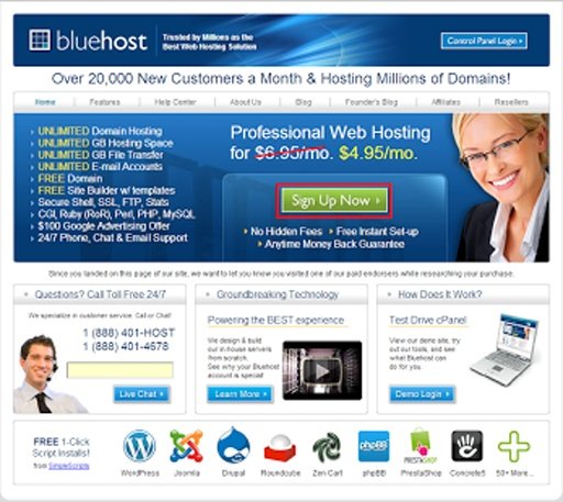 Bluehost Web Hosting截图4