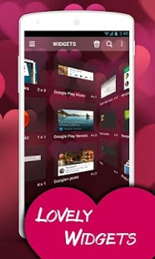 Mega Valentine Launcher Theme截图2