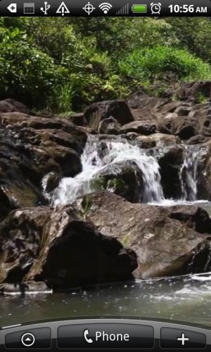 Rocky Waterfalls Live Wallpaper截图3