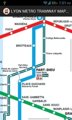 LYON METRO TRAMWAY MAP HD截图3