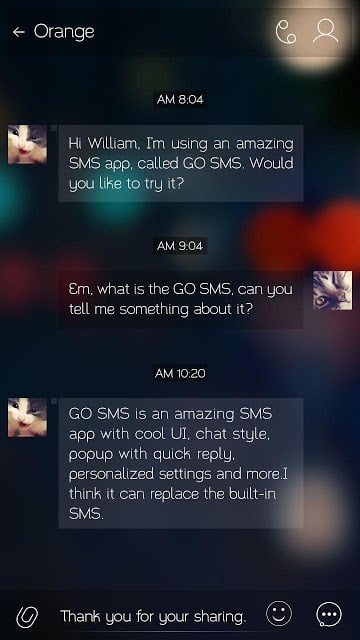 GO SMS CARD COOL THEME截图9