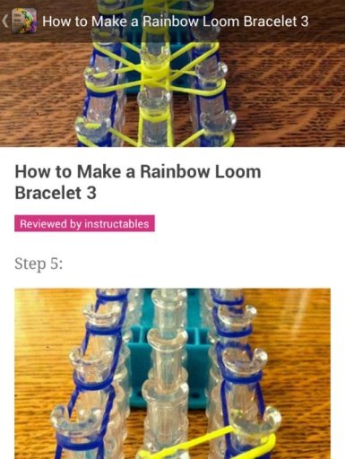 Make Rainbow Loom Bracelet截图4