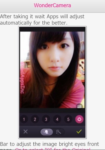 Wonder Camera Beauty EN Guide截图3