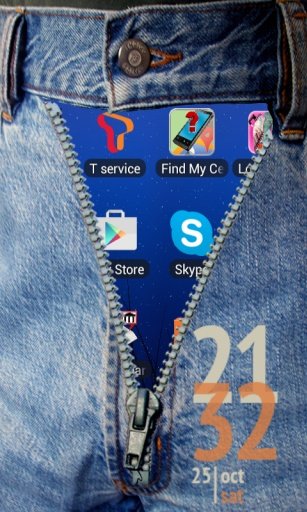 Zip Screen Lock Jeans截图2