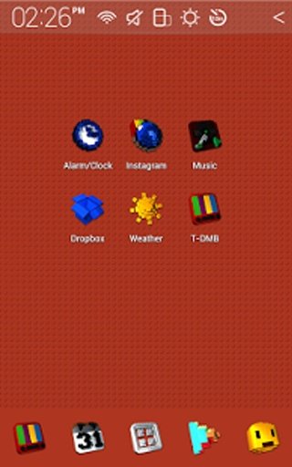 Colorful Block Atom theme截图11