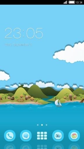 Island C Launcher Theme截图5