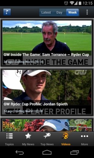 SF - Unofficial Ryder Cup News截图2