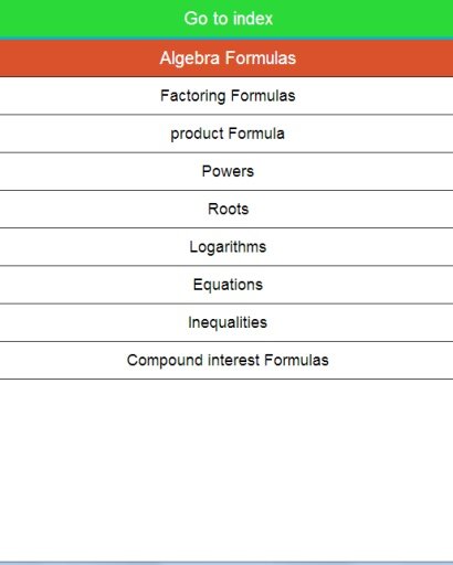 Math Formulas Lite截图4