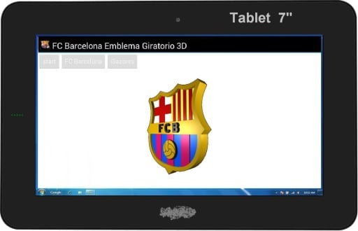 FC Barcelona Emblema Giratorio 3D截图2