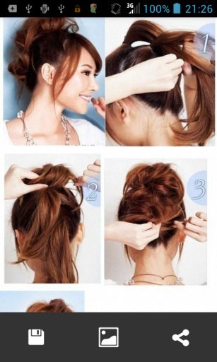 Hairstyle step illustrations截图2