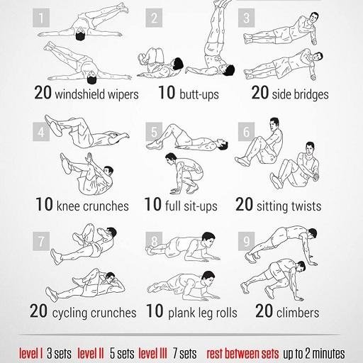 free how Belly fat exercises截图3