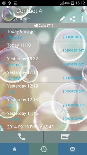 RocketDial Bubbles Theme截图1