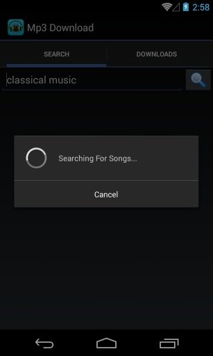 Android mp3 Music Download截图2