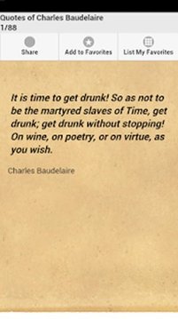 Quotes of Charles Baudelaire截图