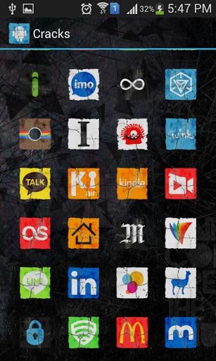 Cracks Icon Pack图标包截图4