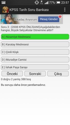 KPSS Tarih Soru Bankası截图1