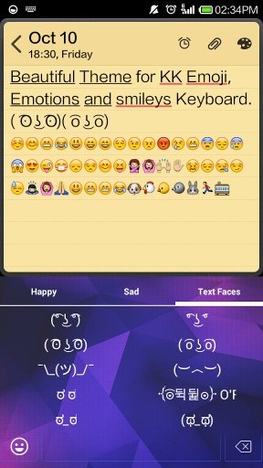 Color Square Emoji Keyboard截图3